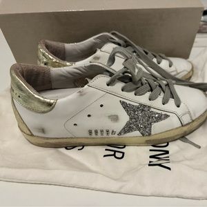 Golden goose sneakers like new size 5